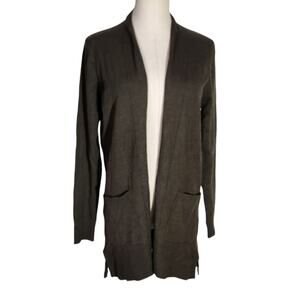 Pink Clover Stitch Fix Olive Green Open Front Cardigan NWT Women's Size S